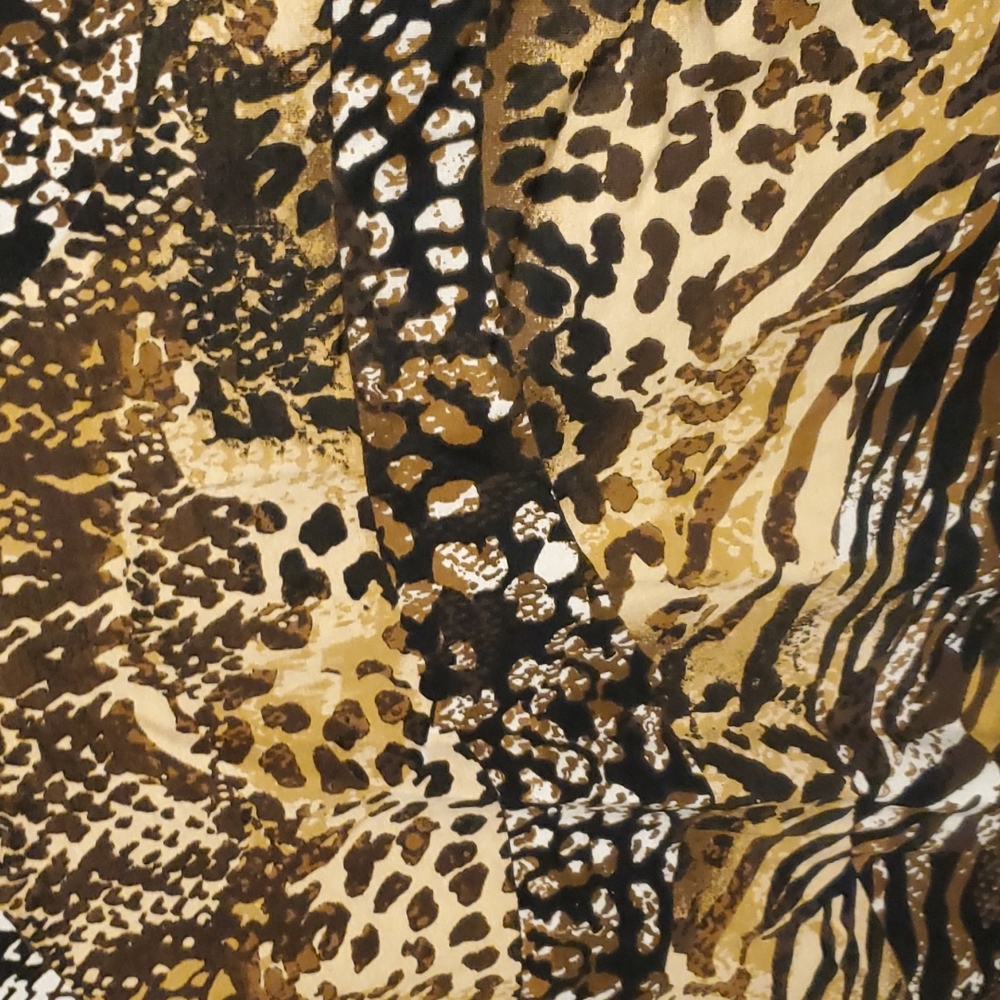 Ruby Rd. Animal Print Top - Picture 4 of 7